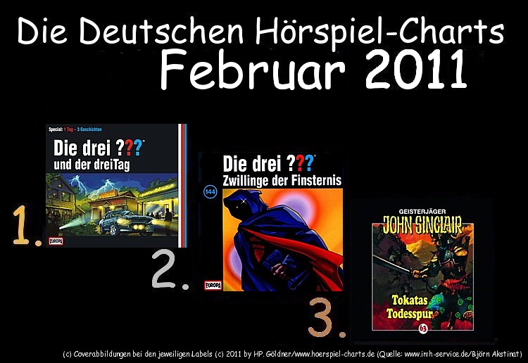 Die Deutschen Hörspiel-Charts Februar 2011 ...